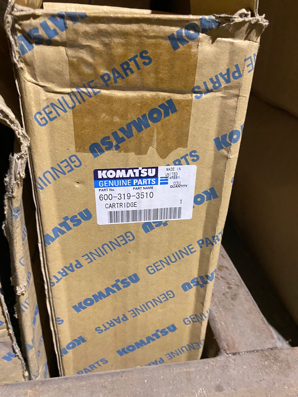 600-319-3510 600-319-3510 Фильтр топливный Komatsu — изображение 1