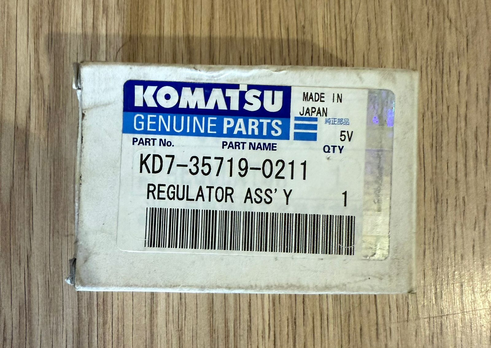 KD7-35719-0211 KD7-35719-0211 Регулятор в сборе KOMATSU — изображение 1